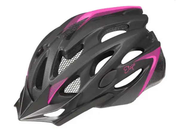 Etape Venus kask rowerowy czarna/różowa matowa