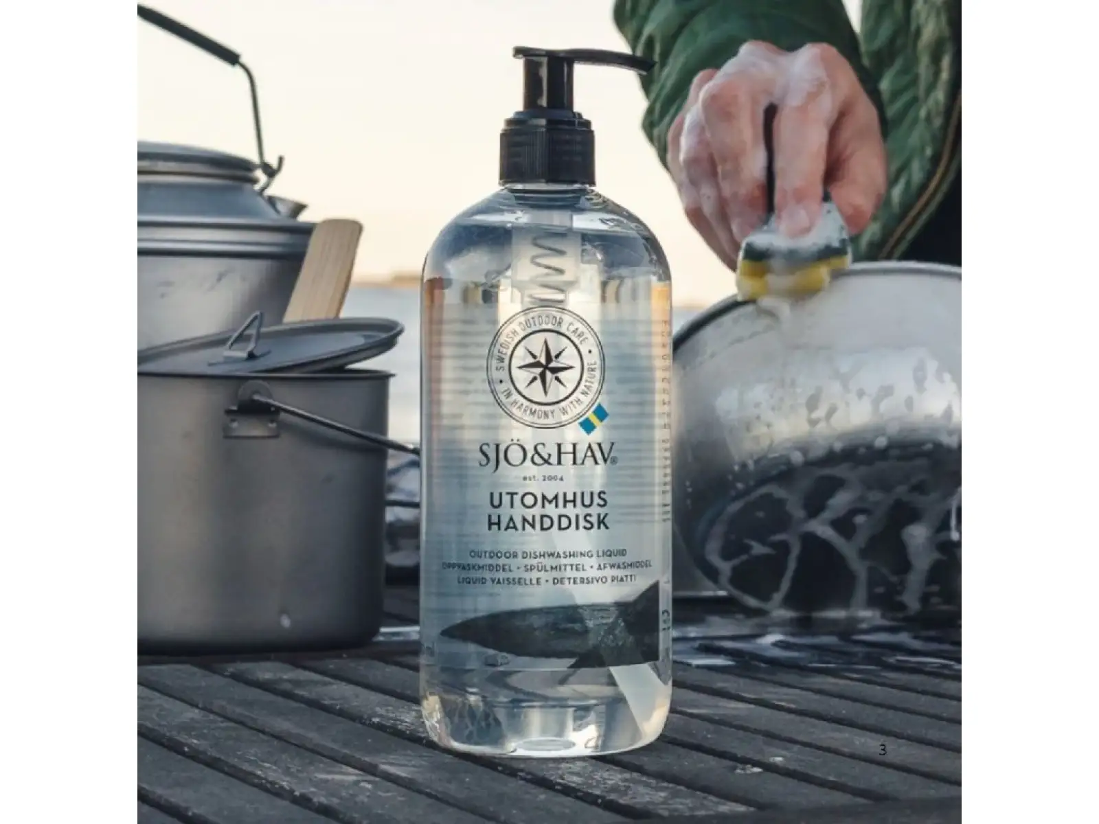 Sjö&Hav biodegradowalny outdoorowy środek czyszczący do naczyń 500 ml