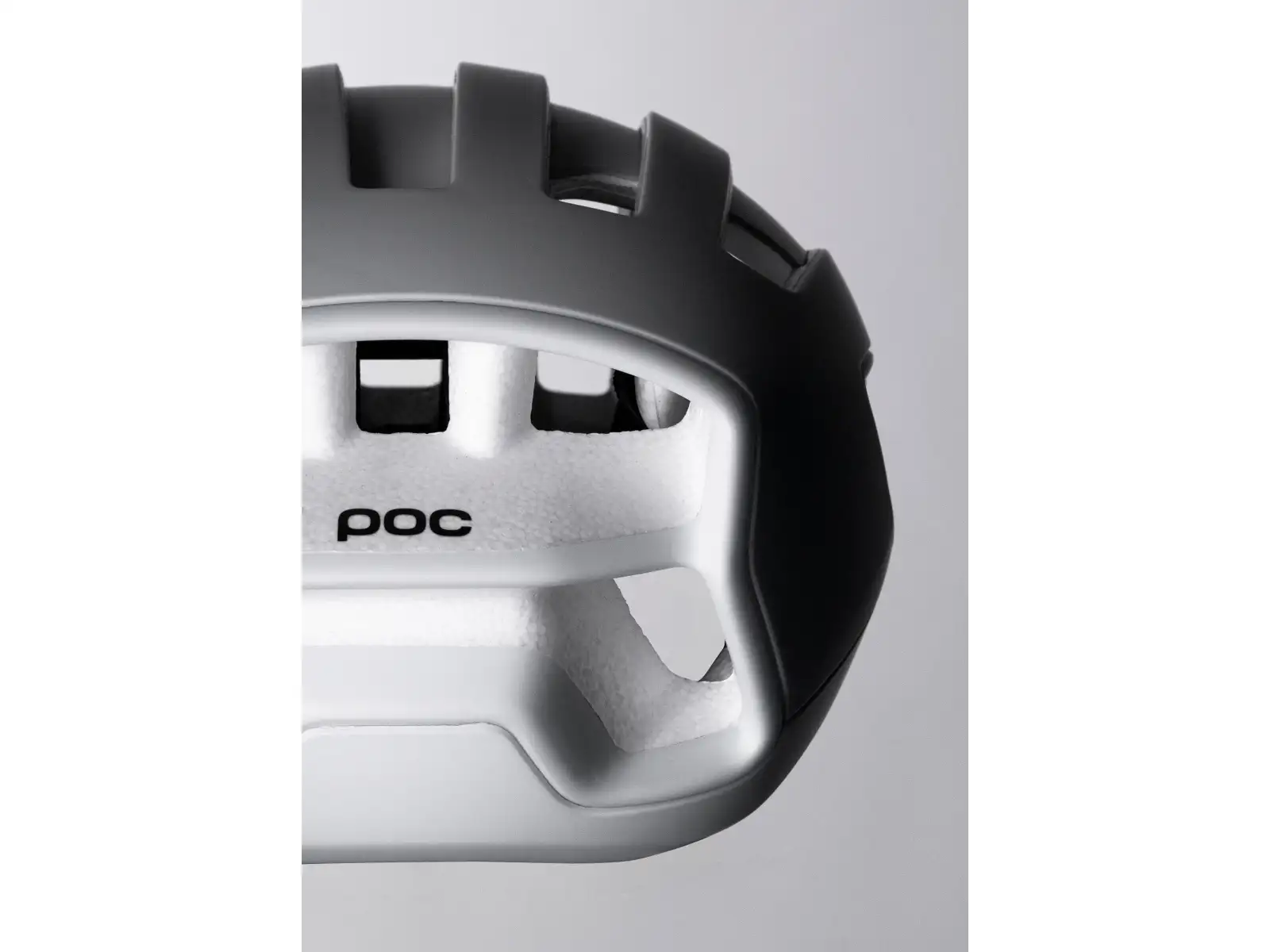 POC Cytal kask szosowy Hydrogen White/Uranium Black Matt/Logo