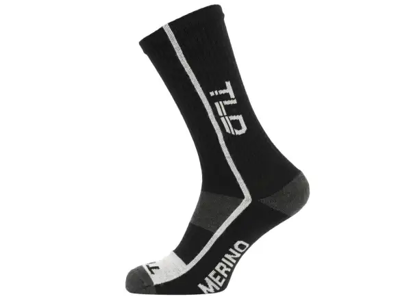 Troy Lee Designs Chill Merino Wool skarpety Mono Black