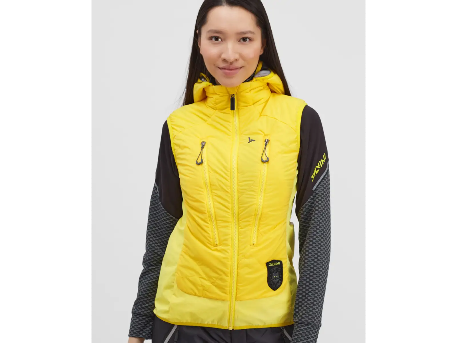 Silvini Polara damska kamizelka skialpowa Neon/Charcoal