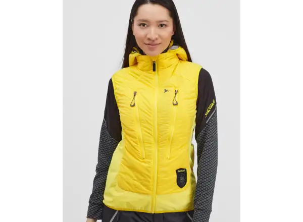 Silvini Polara damska kamizelka skialpowa Neon/Charcoal