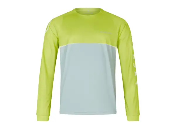 Endura Singletrack Core Printed Tee męska koszulka z długim rękawem Lime Green