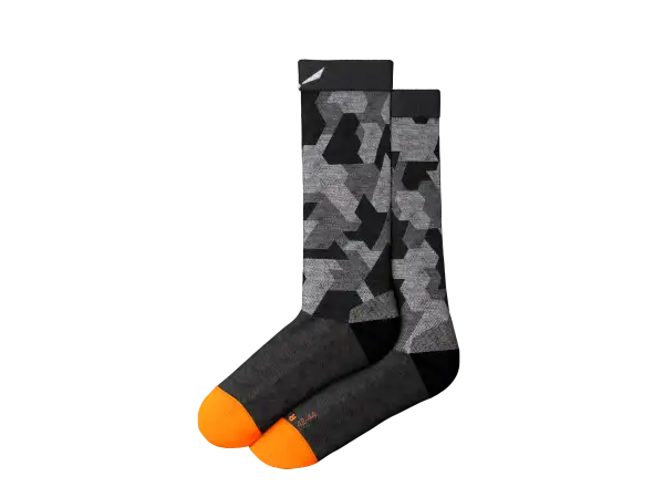 Salewa Pedroc Camo Merino Crew męskie skarpety Black Out