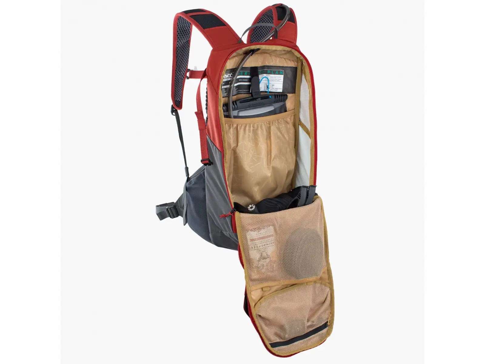 Evoc Ride 12 plecak 12 l chili red/carbon grey