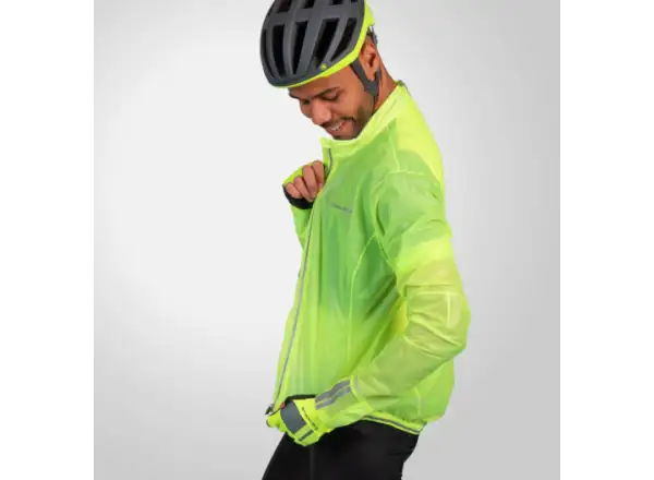 Endura FS260-Pro Adrenaline Race Cape II męska kurtka Hi-Viz Yellow