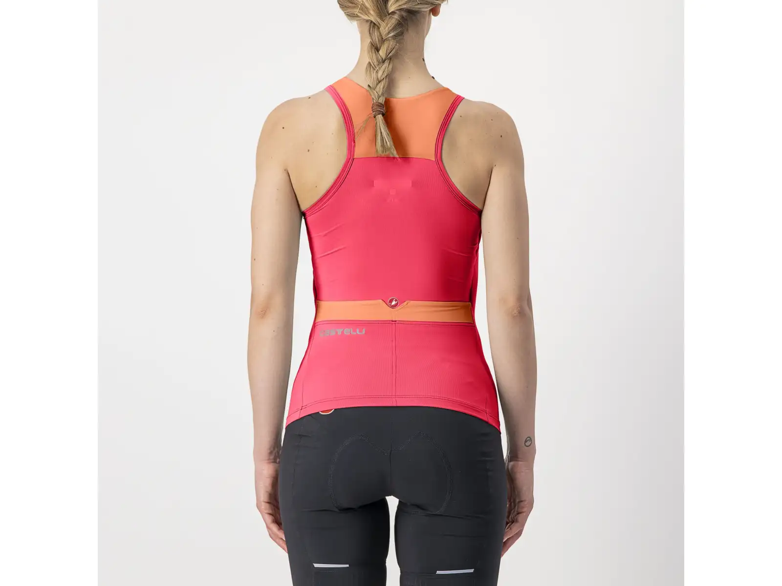 Castelli Solaris damski bezrękawnik Hibiscus/Soft Orange