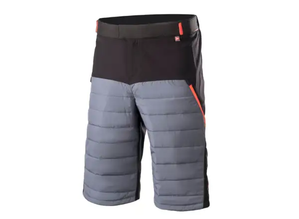 Alpinestars Denali 2 męskie szorty Grisaille Black/Coral Fluo