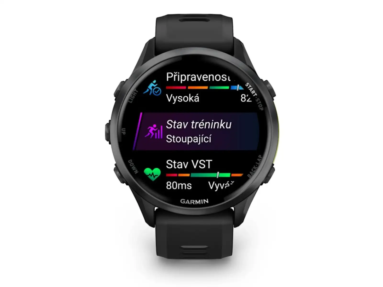 Garmin Forerunner 970 inteligentny zegarek Black/White