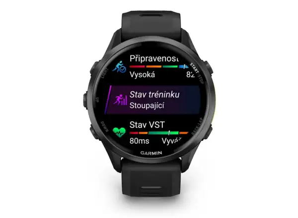 Garmin Forerunner 970 inteligentny zegarek Black/White