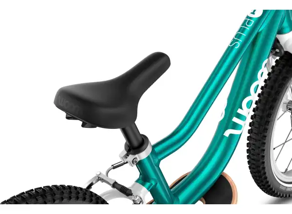 Woom GO 1 Plus rowerek biegowy dla dzieci 14" Metallic Turquoise