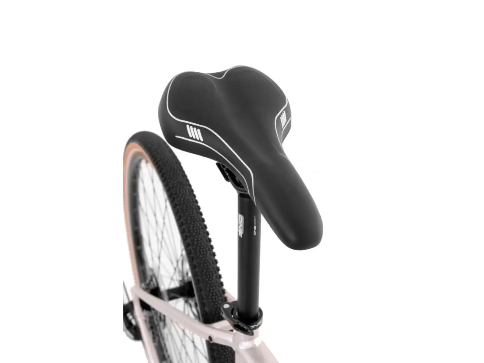 Rock Machine CrossRide 300 gloss silver/black rower trekingowy