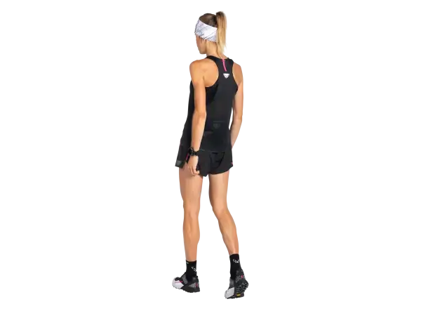 Dynafit DNA Split 2w1 damskie startowe biegowe spodenki Black Out