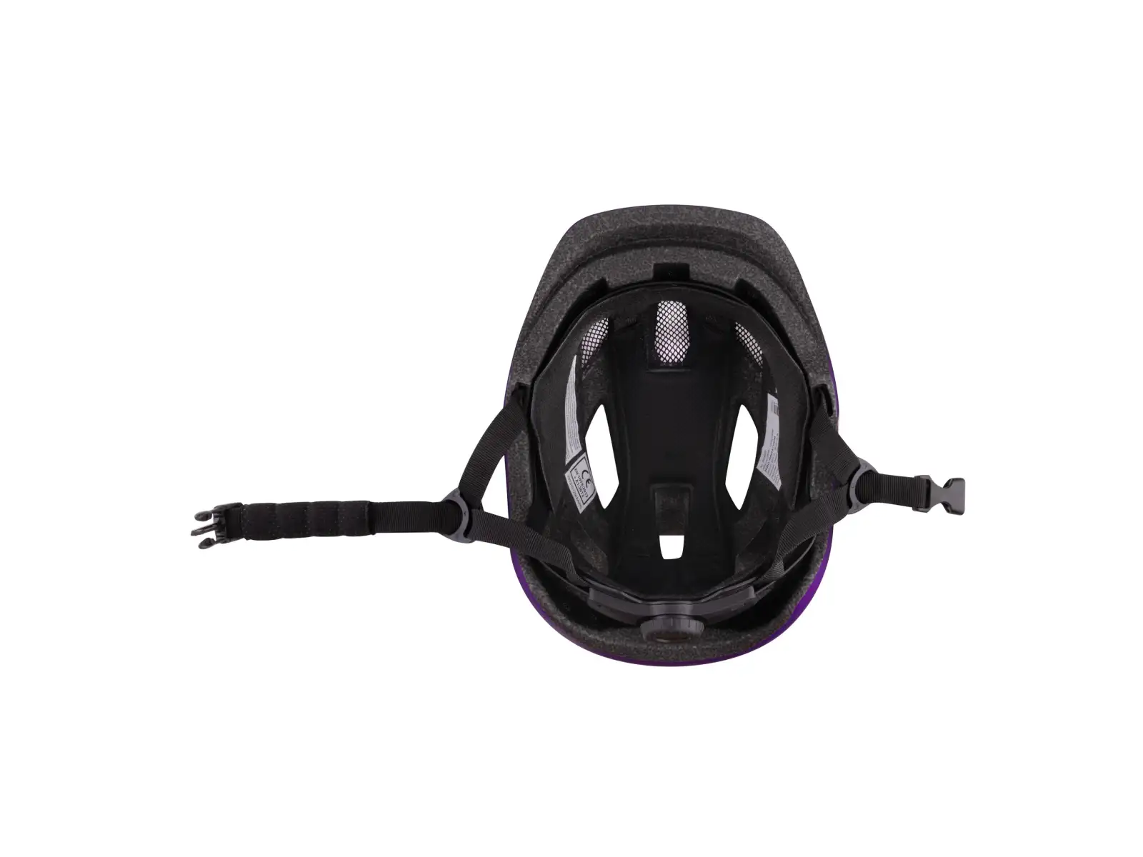Force Zebu kask rowerowy dla dzieci z lampką tylni fioletowa