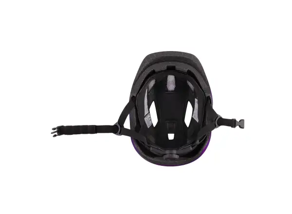 Force Zebu kask rowerowy dla dzieci z lampką tylni fioletowa