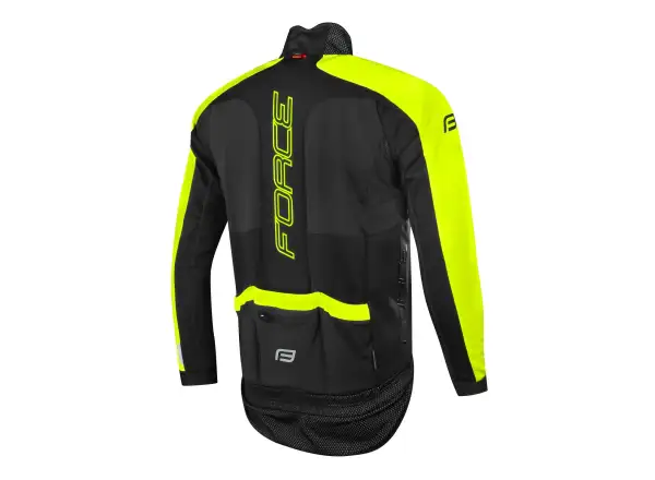 Force X100 zimowa kurtka czarno/fluo