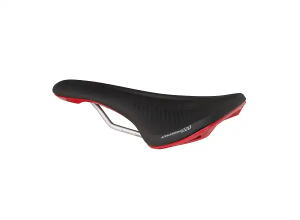 Spank Oozy 220 MTB siodełko czarna/czerwona