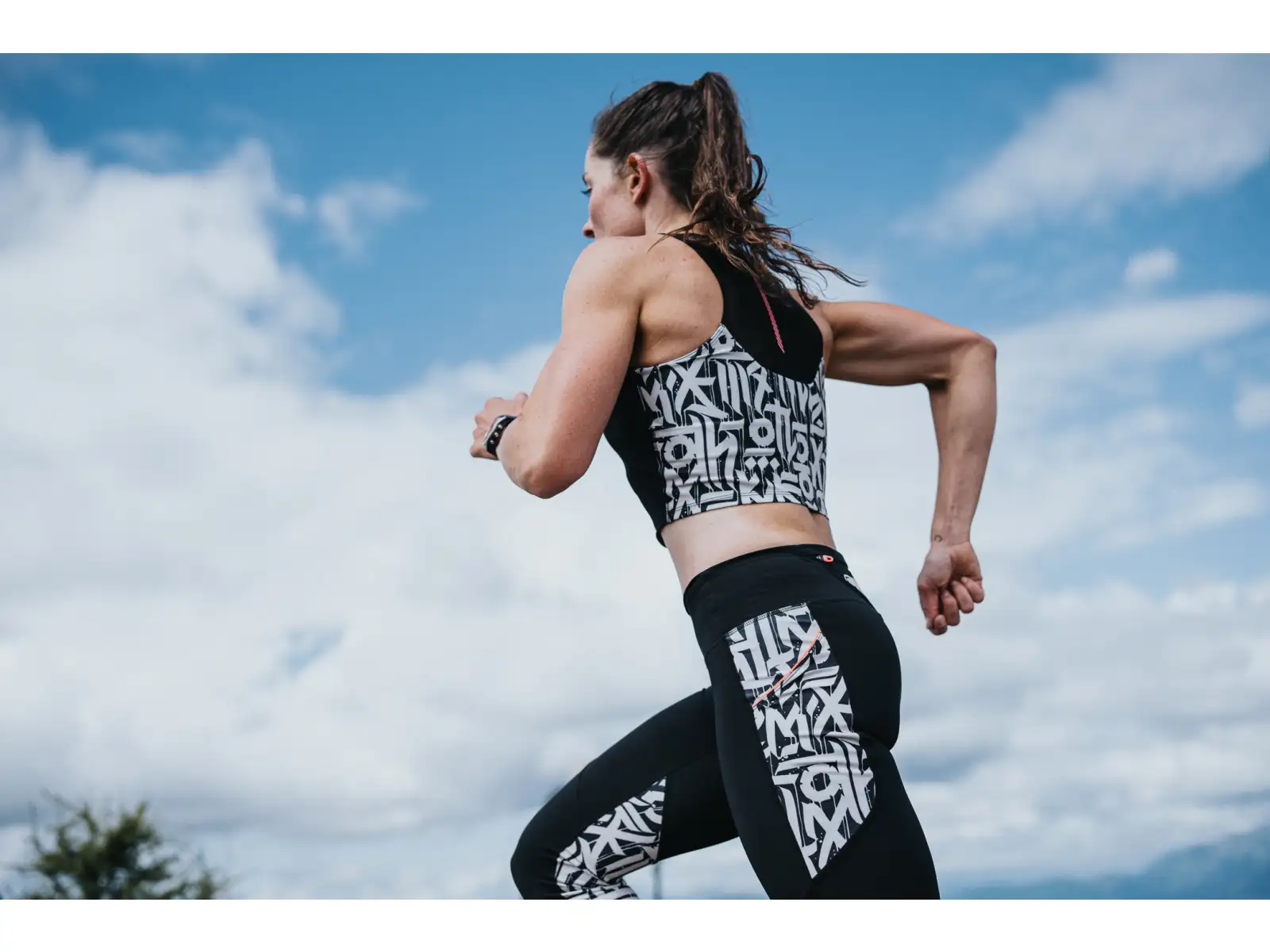 Dynafit Trail Crop Top damska koszulka bez rękawów Black Out