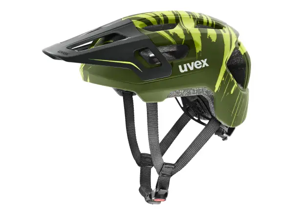 Uvex React JR kask MTB fullface Dark olive matt
