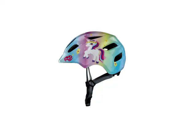 R2 Pump kask dziecięcy jasnoniebieski/różowy/żółty