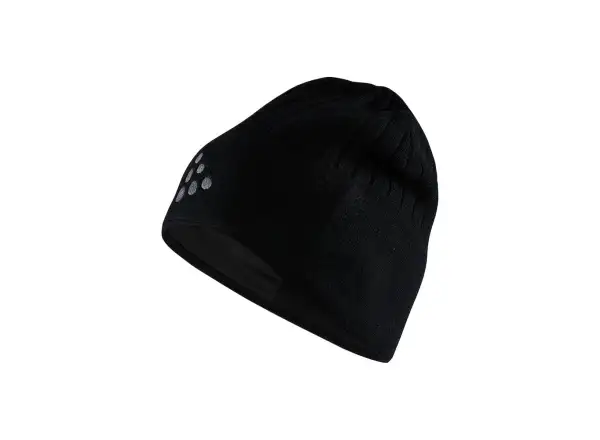 CRAFT ADV Windblock czapka dzianinowa czarna