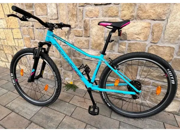 Rock Machine Catherine 27 rower dziecięcy Gloss Neon Blue/Petrol/Pink