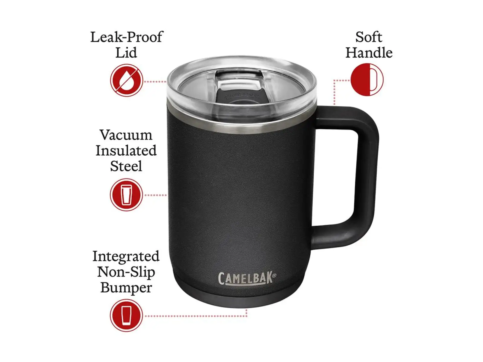 Camelbak Thrive Mug VSS kubek termiczny 0,5 l Black