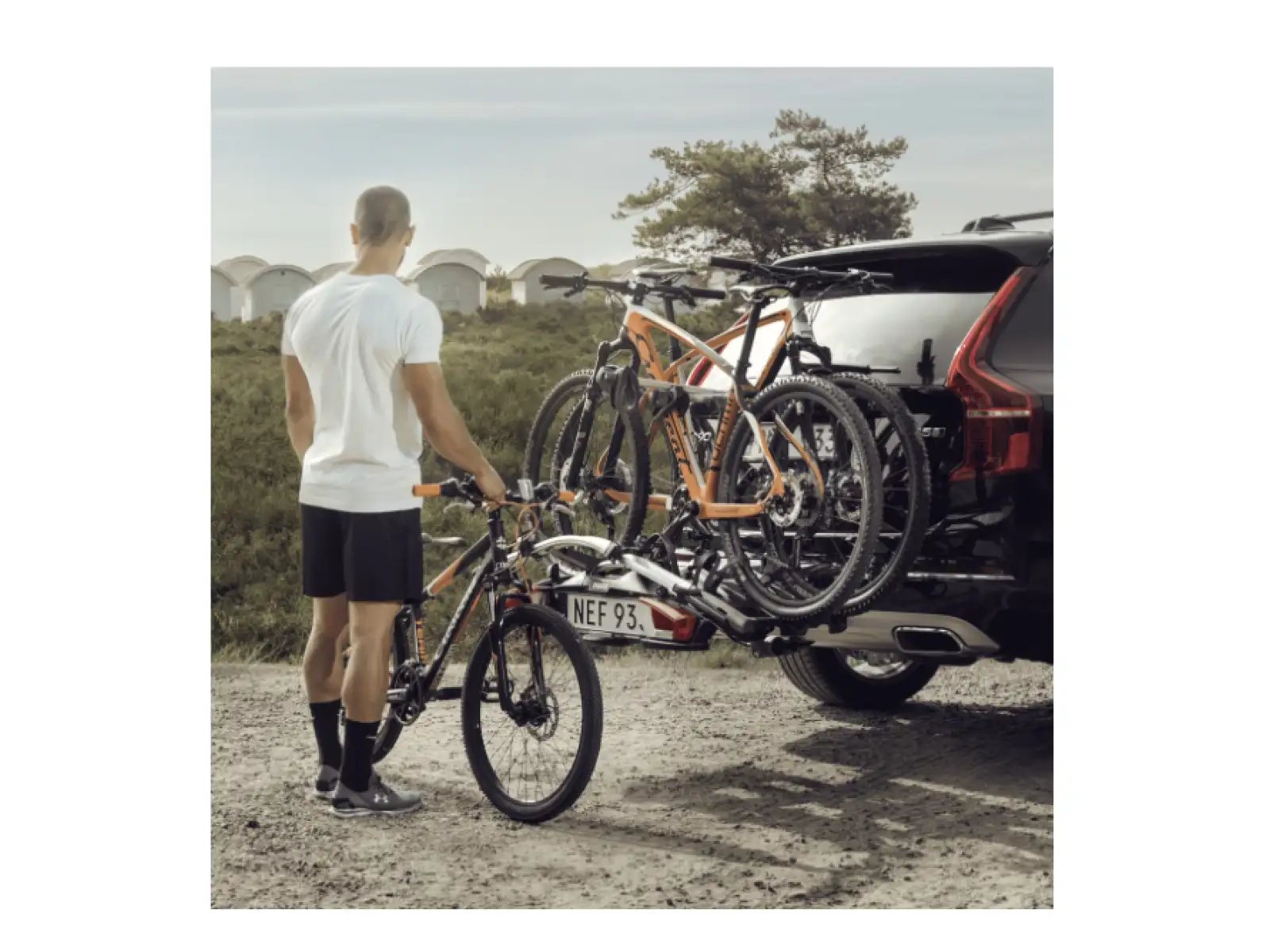 Thule VeloCompact 13-pin uchwyt na 2 rowery na hak holowniczy