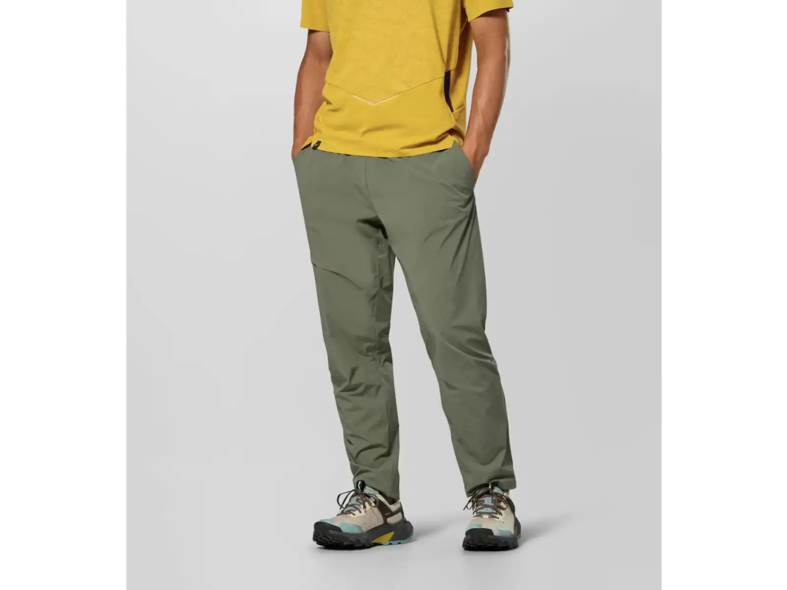 Salewa Pedroc 3 Duratretch Light męskie spodnie Faded Green