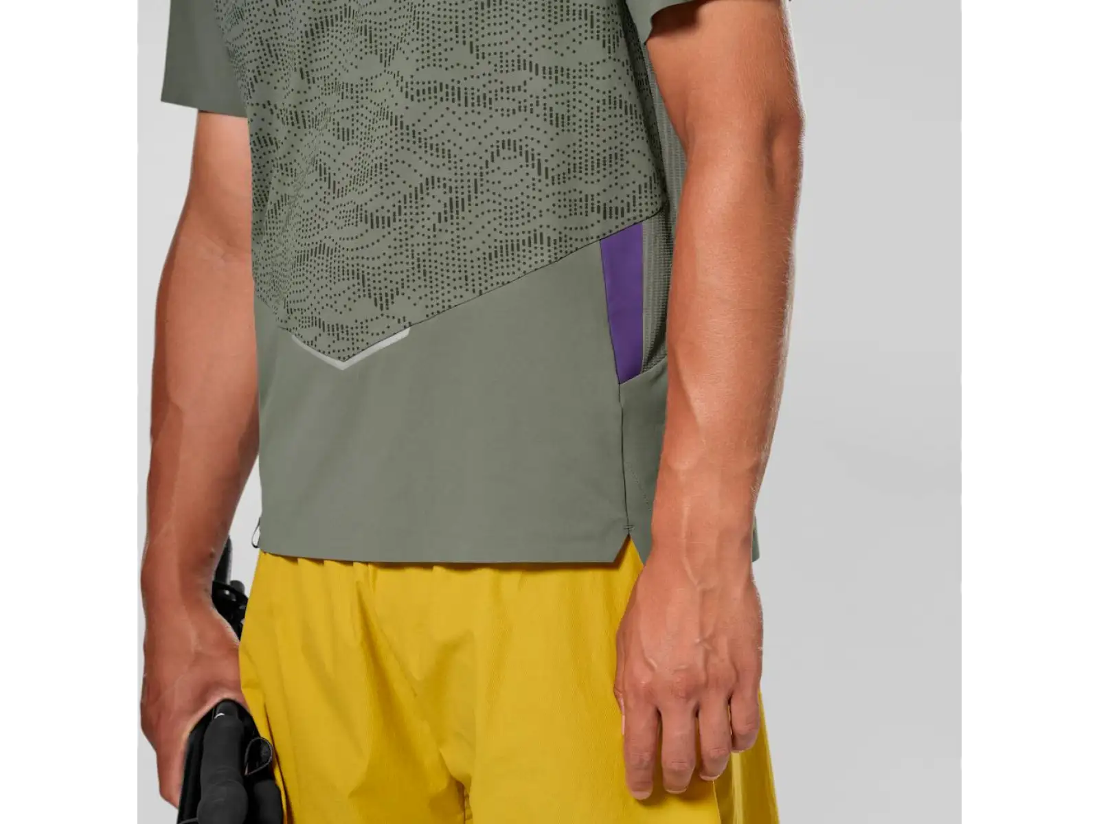 Salewa Pedroc Tech Dry męska koszulka z krótkim rękawem Foaded green