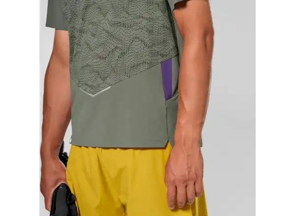 Salewa Pedroc Tech Dry męska koszulka z krótkim rękawem Foaded green