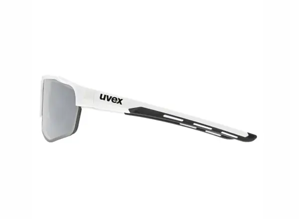 Uvex Axos Set okulary White Matt/Mirror Silver