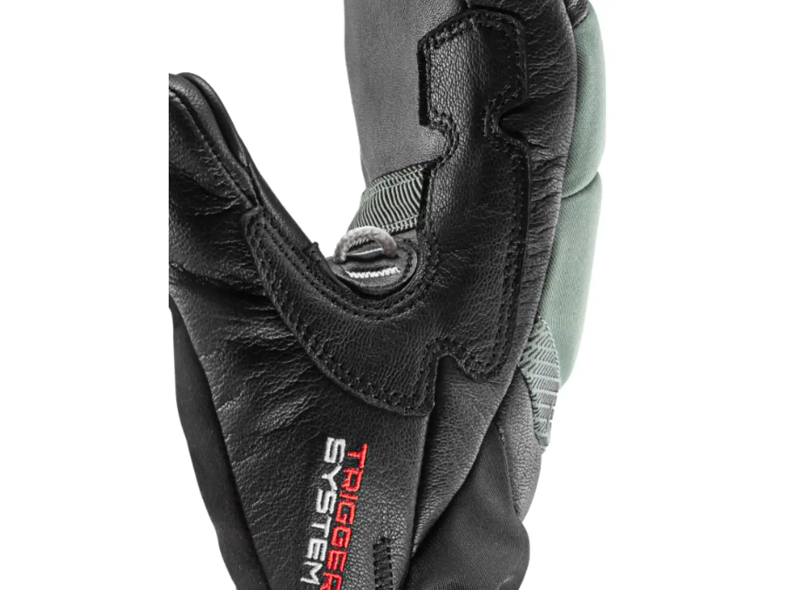 Leki Griffin Base 3D Women Mitt damskie rękawice Black-Dusty Green