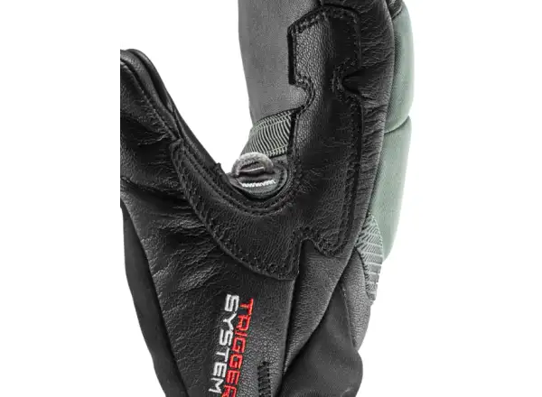 Leki Griffin Base 3D Women Mitt damskie rękawice Black-Dusty Green