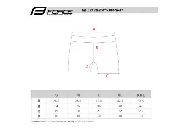 Force Mini damskie szorty z wkładką czarny/różowy