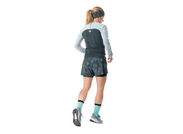 Dynafit Trail Reflective 2w1 damskie spodenki do biegania Cinder