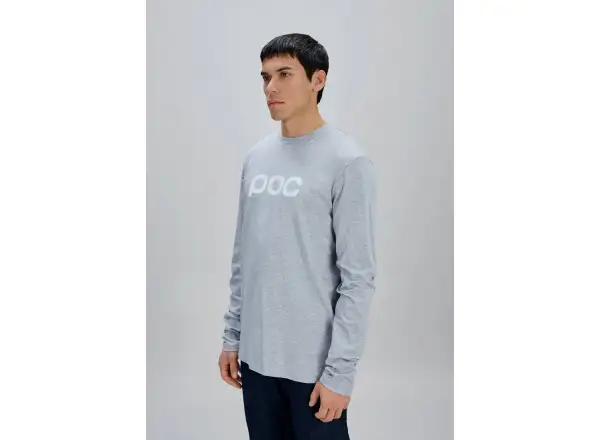 POC L/S Tee koszulka z długim rękawem Grey Melange