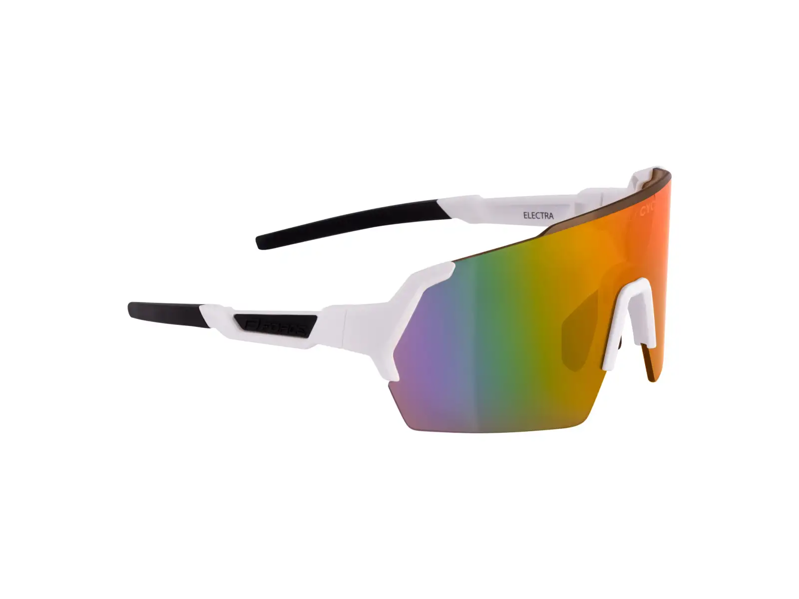 Force Electra okulary białe/czerwone revo szkło