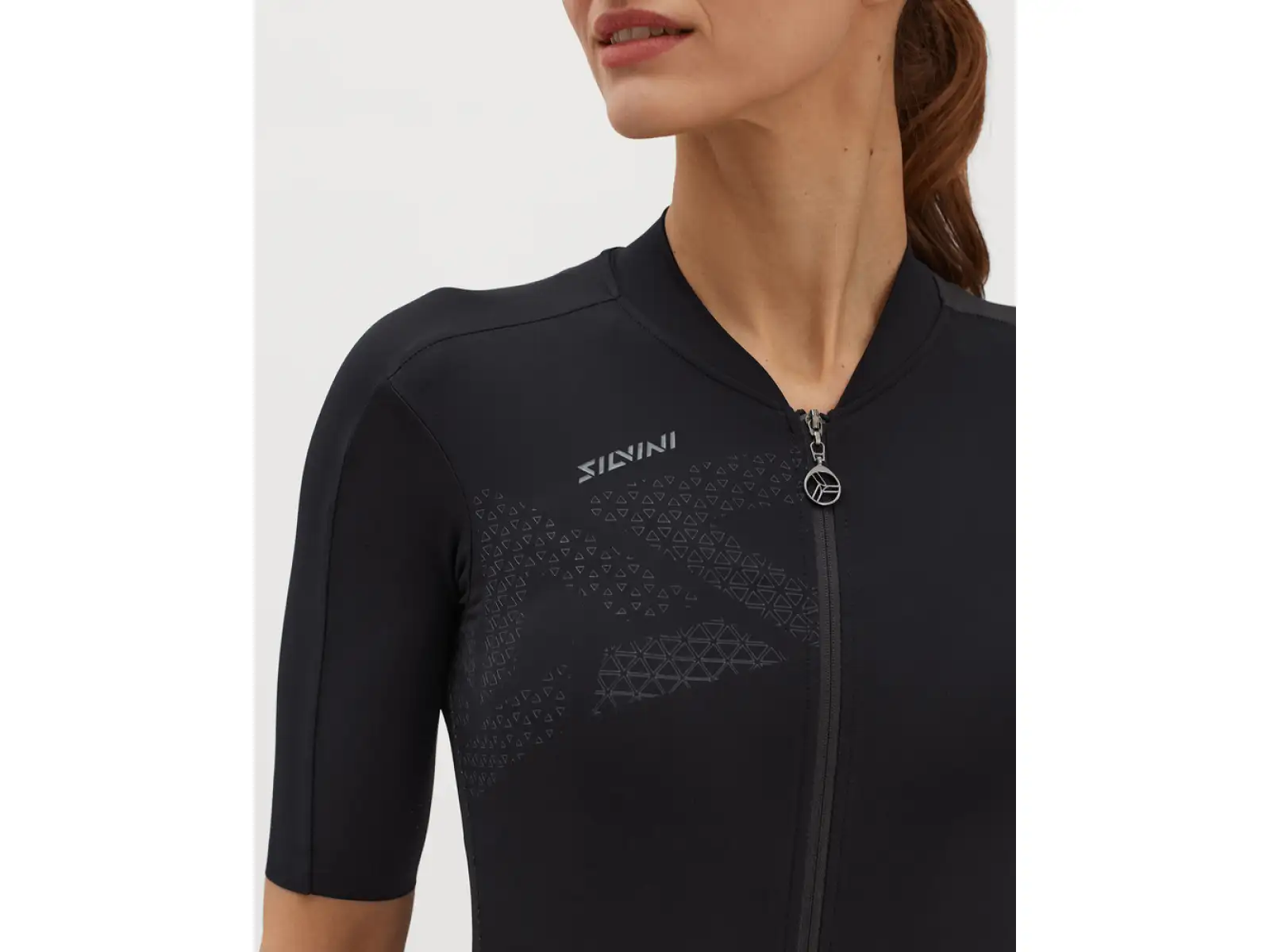 Silvini Rosalia damski dres krótki rękaw Black/Charcoal
