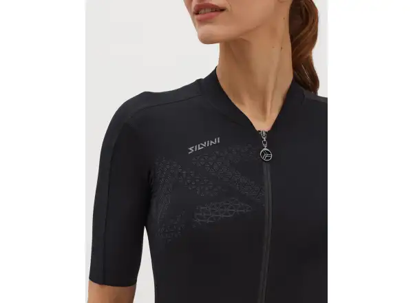 Silvini Rosalia damski dres krótki rękaw Black/Charcoal