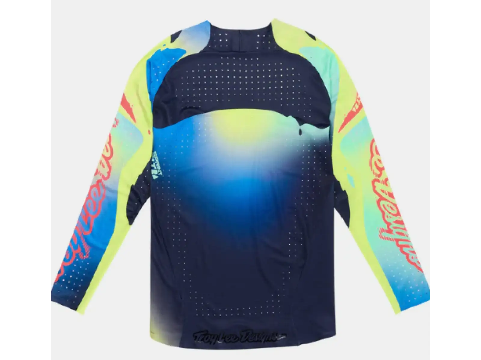 Troy Lee Designs Sprint Ultra Drip męska koszulka z długim rękawem Glo Yellow