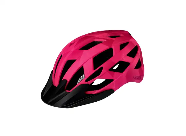R2 Lumen Junior kask rowerowy różowy