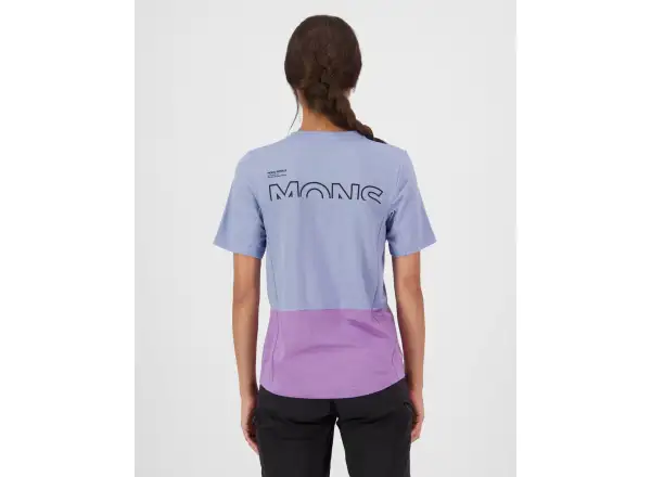 Mons Royale Tarn Merino damska koszulka z krótkim rękawem Skyline / Bloom