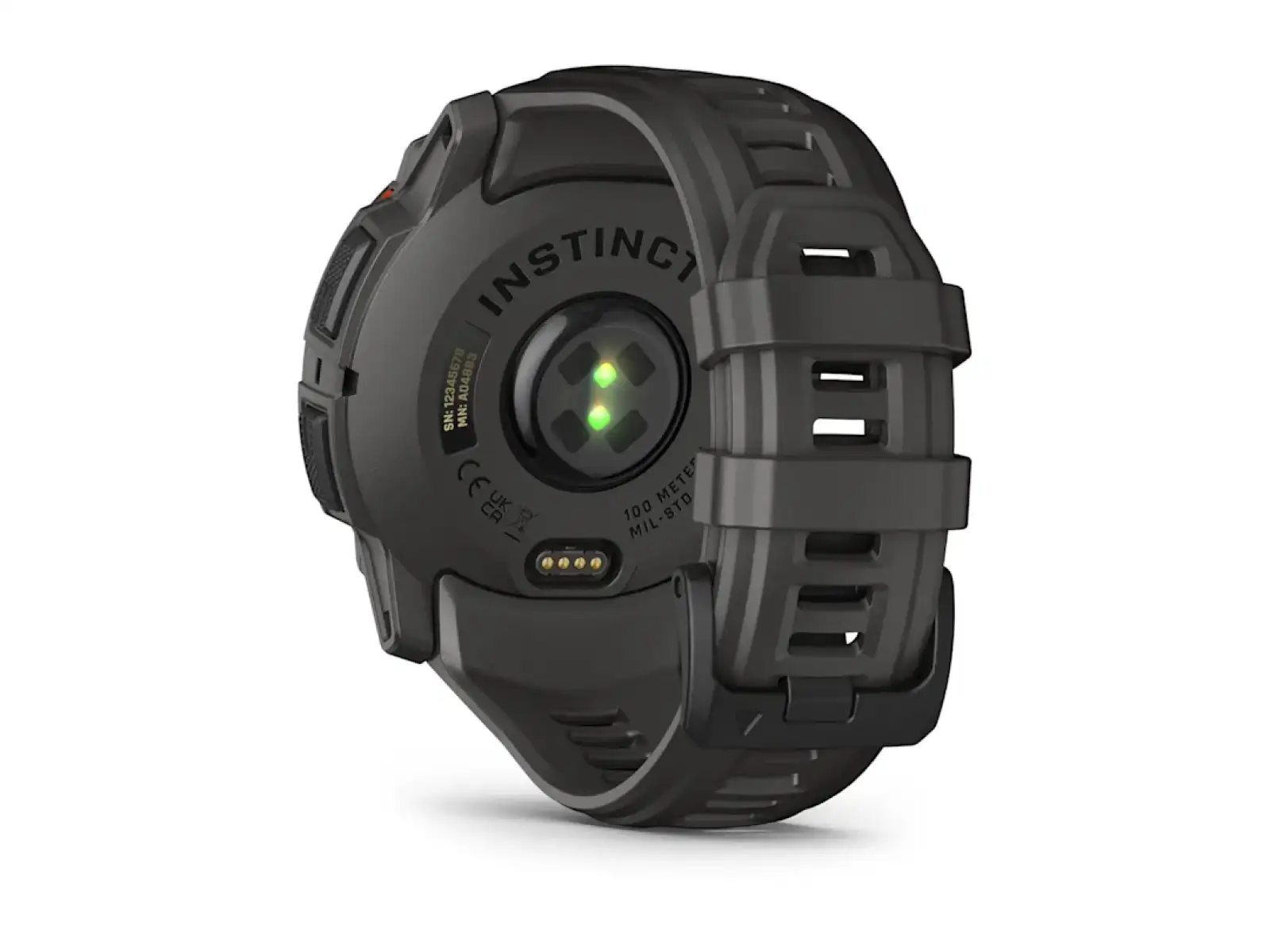 Garmin Instinct 3 Solar 50 mm inteligentny zegarek Black/Charcoal pasek