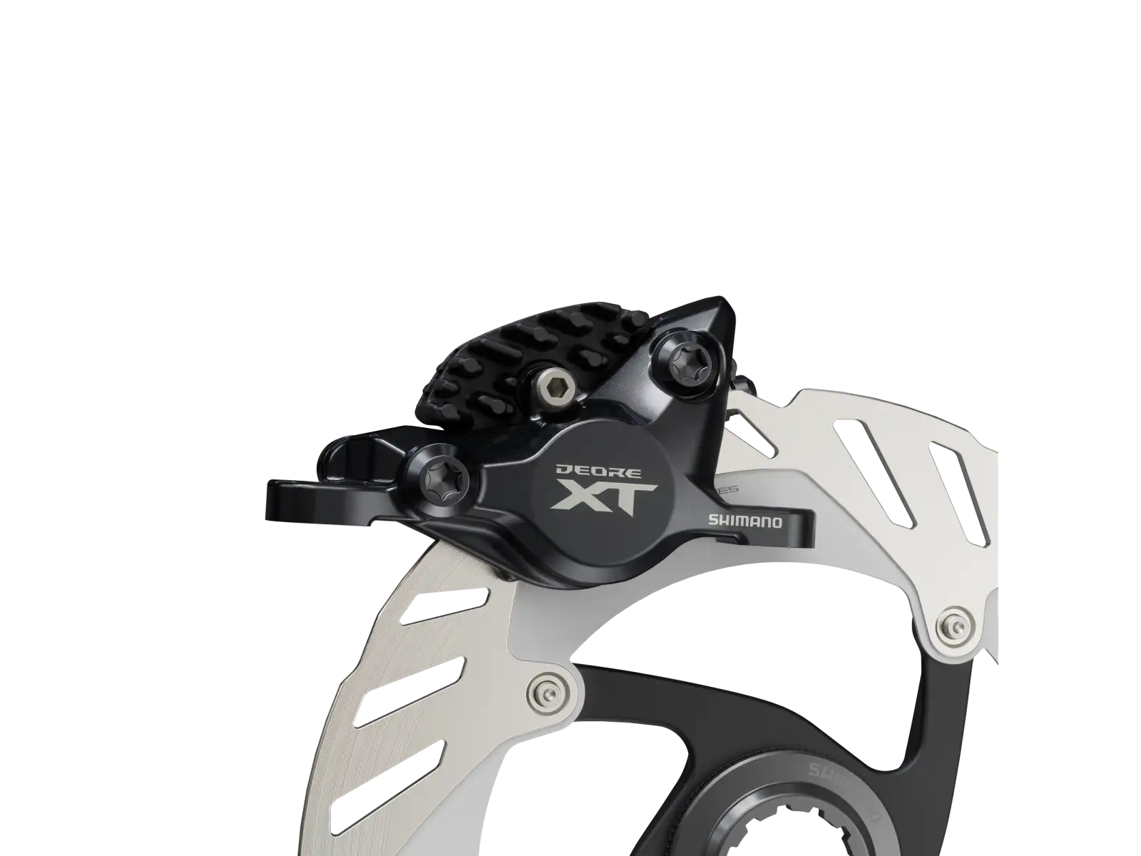 Shimano Deore XT BR-M8200 zacisk hamulcowy - metalowe okładziny z radiatorem