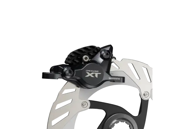Shimano Deore XT BR-M8200 zacisk hamulcowy - metalowe okładziny z radiatorem