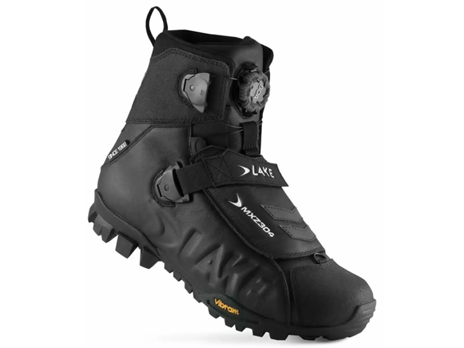 Lake MXZ304 Wide zimowe MTB męskie buty czarna