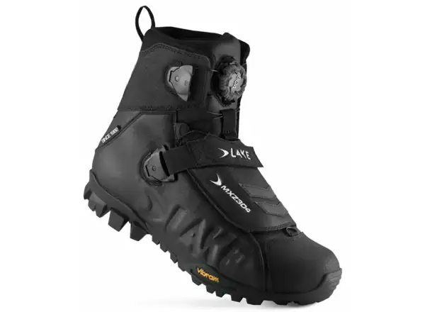 Lake MXZ304 Wide zimowe MTB męskie buty czarna
