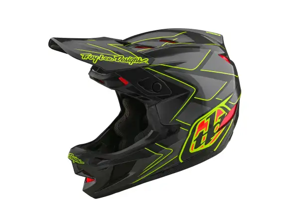 Troy Lee Designs D4 Composite Ghostwing kask Gray