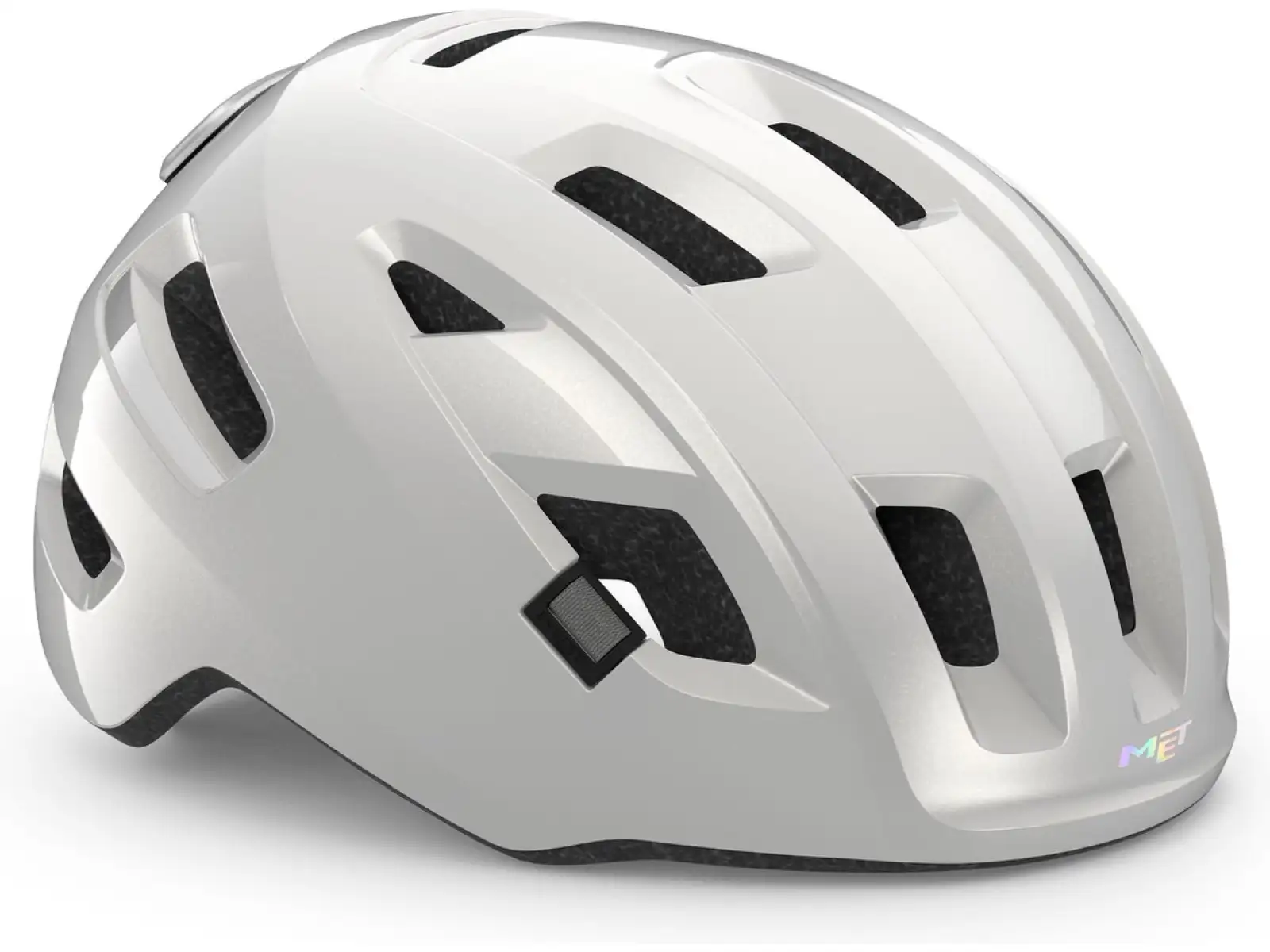 MET E-Mob kask rowerowy White
